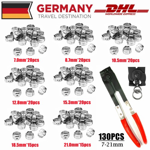 130stk ohr schlauchschellen - 130stk, 1