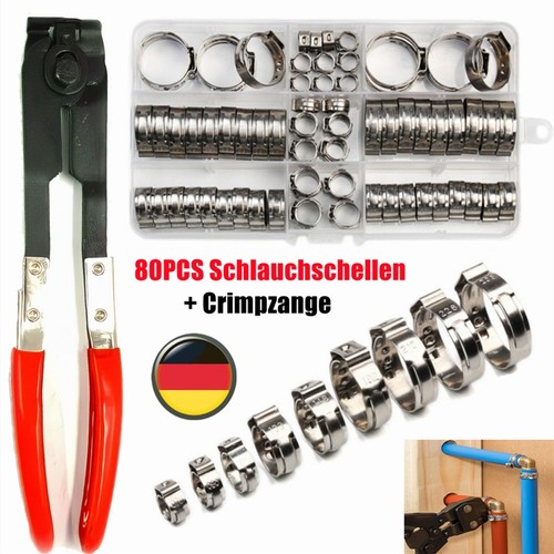 Tlg schlauchschellen - 80-tlg,