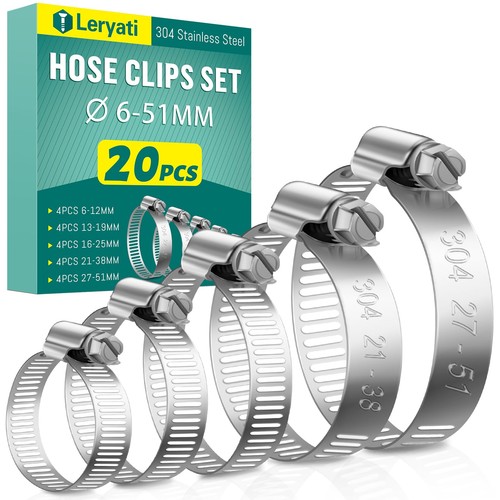 Schlauchschellen edelstahl set - schlauchschellen,